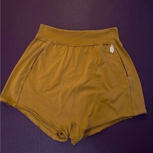 Free People Movement Tan Shorts - M